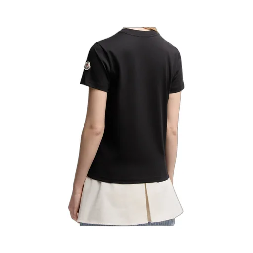 Moncler Logo Embroidered Crewneck T-Shirt
