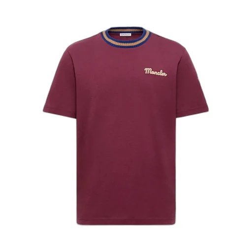 Moncler Logo-Embroidered Crewneck T-Shirt
