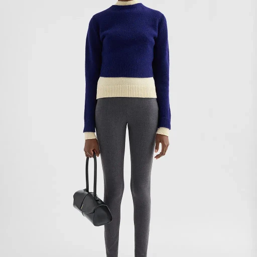 Wool Mock-Neck Sweater