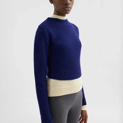 Wool Mock-Neck Sweater