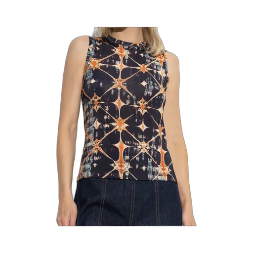 Ines Printed Sleeveless Top