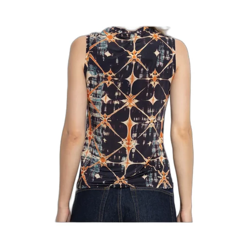 Ines Printed Sleeveless Top