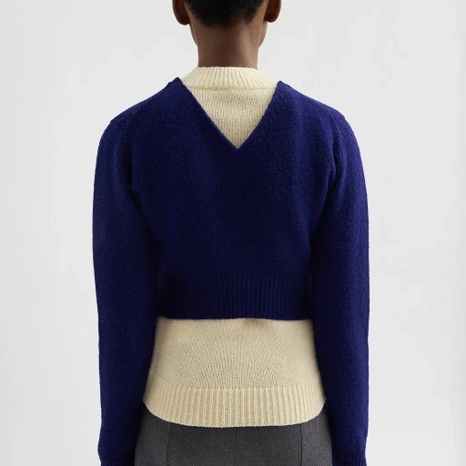 Wool Mock-Neck Sweater