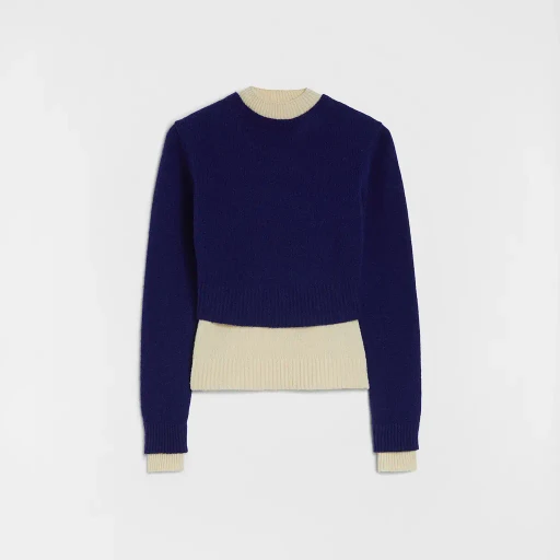 Wool Mock-Neck Sweater