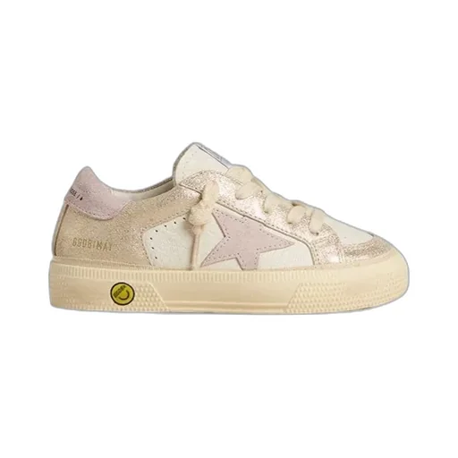 Golden Goose Kids Star-Patch Lace-Up Sneakers