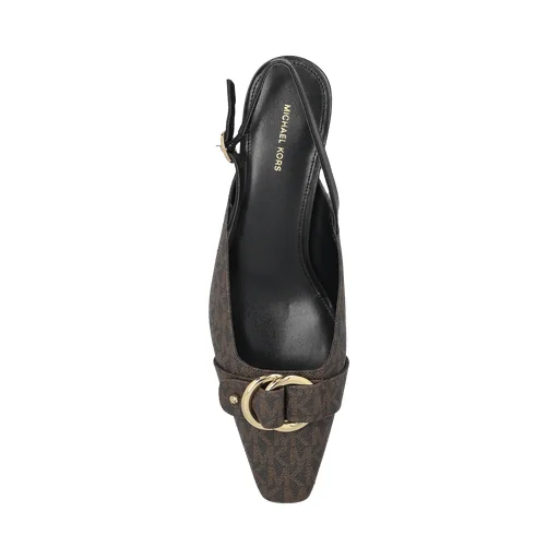 Jaden Slingback Kitten-Heel Pumps