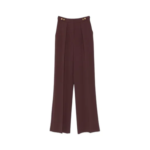 Elisabetta Franchi Embellished Crpe Trousers
