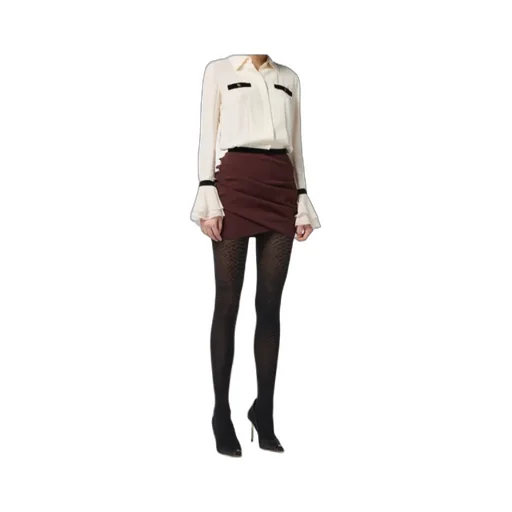 Elisabetta Franchi Drape Detailed Mini Skirt