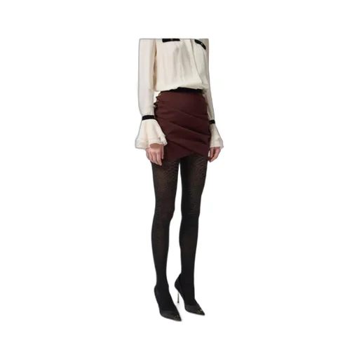 Elisabetta Franchi Drape Detailed Mini Skirt