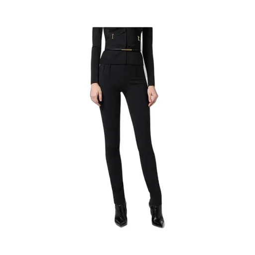 Elisabetta Franchi Belt Detailed Slim Fit Trousers