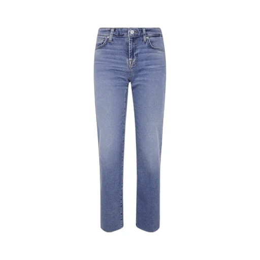 Denim Trousers With Belt Loops