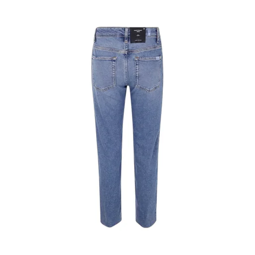 Denim Trousers With Belt Loops
