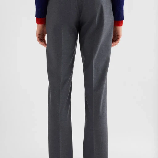 Wool Poplin Trousers