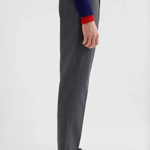 Wool Poplin Trousers