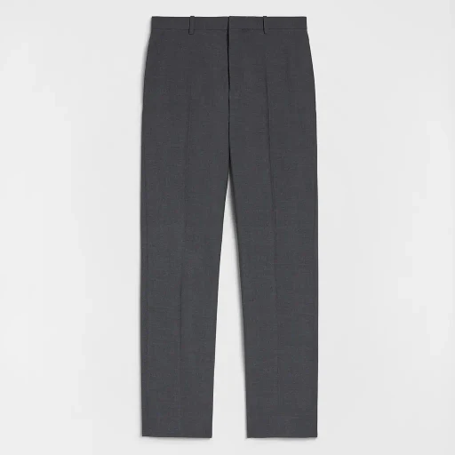 Wool Poplin Trousers