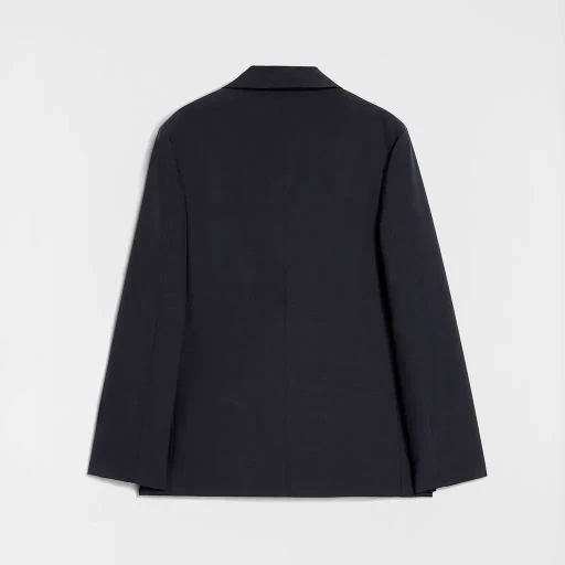 Wool Poplin Tailored Jacket