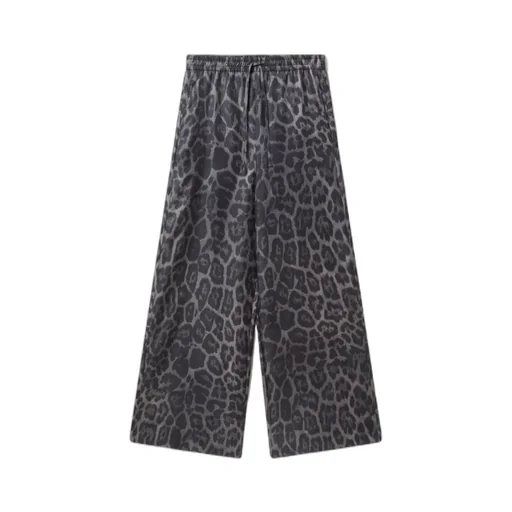 Stella Mccartney Oversized Drawstring Leopard Printed Trousers