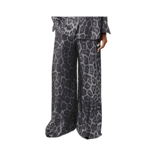 Stella Mccartney Oversized Drawstring Leopard Printed Trousers
