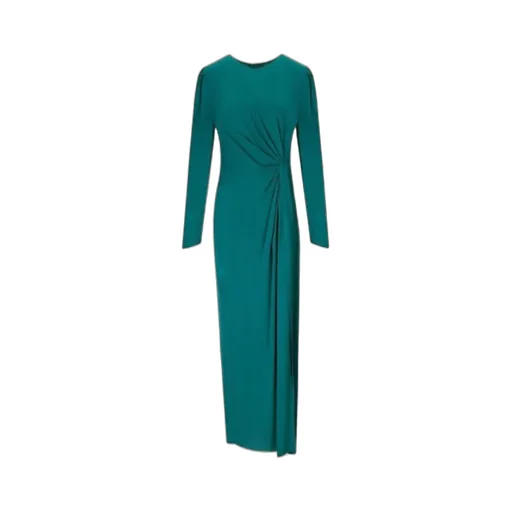 Twinset Asymmetric Draped Long Dress