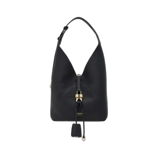 Ferragamo V-Shaped Hobo Bag