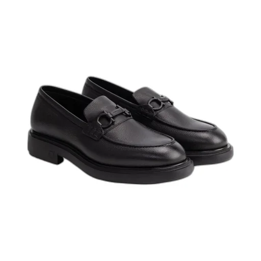 Gancini Buckled Loafers