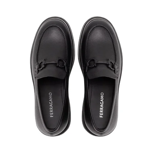 Gancini Buckled Loafers