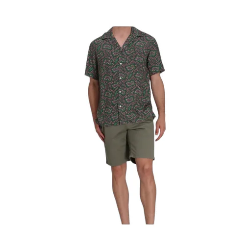 Paisley-Print Short-Sleeve Shirt