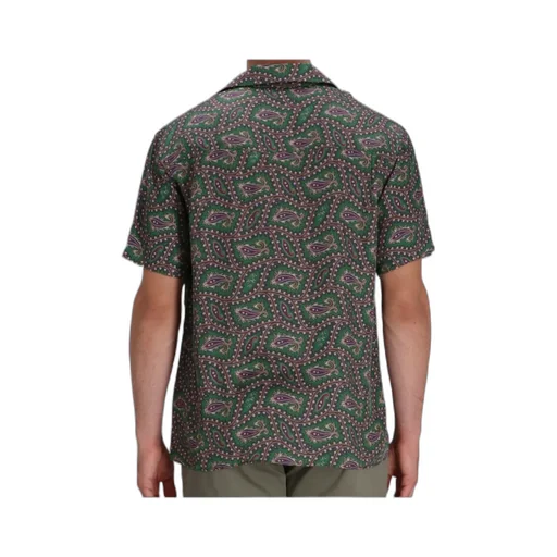Paisley-Print Short-Sleeve Shirt