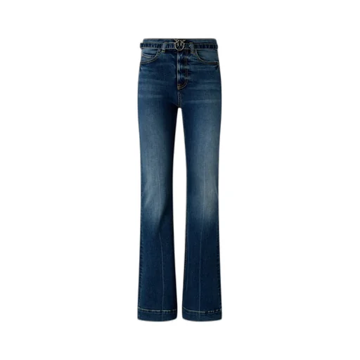 Pinko Logo Belted Jeans