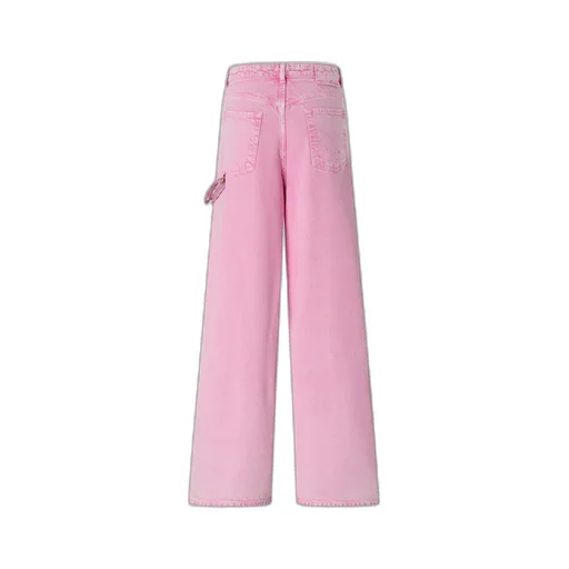 Knotted Wide-Leg Jeans