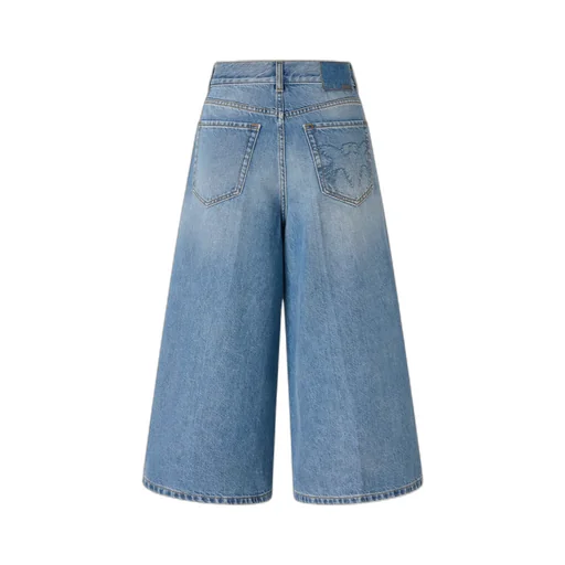 Pinko Seam Wide Leg Denim Jeans
