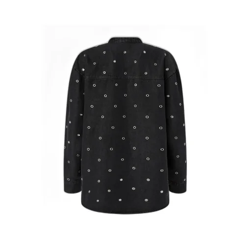 Eyelet V-Neck Top