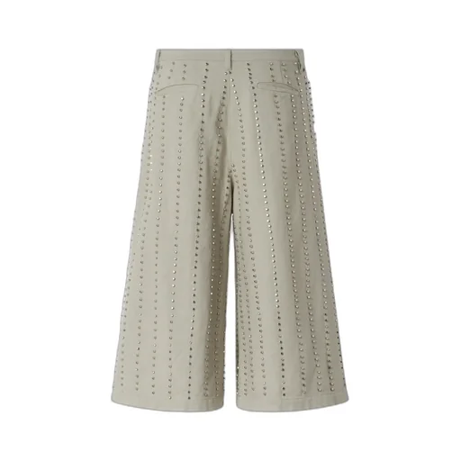 Embellished Cropped Trousers