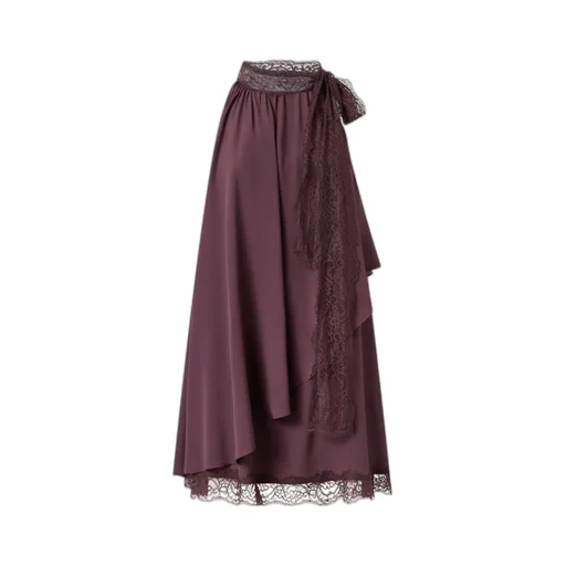 Lace-Detailed Mini Dress