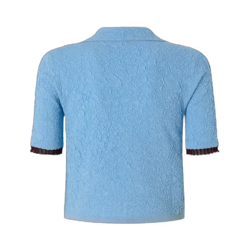 Short-Sleeved Knitted Cardigan