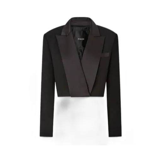 Shawl Lapel Cropped Jacket