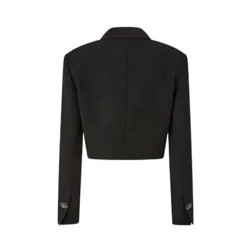 Shawl Lapel Cropped Jacket