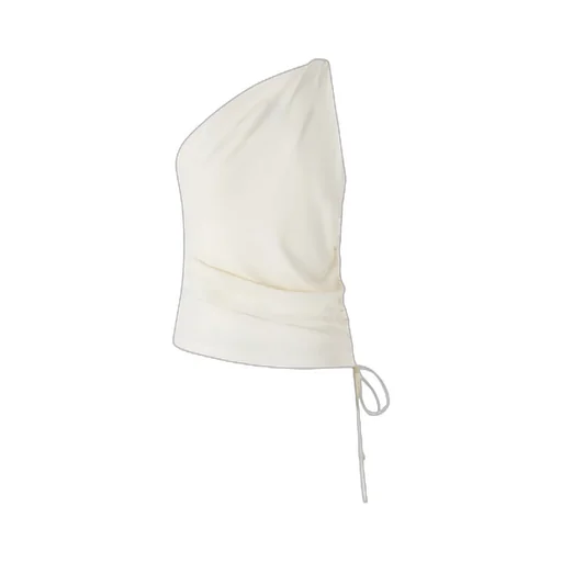 One-Shoulder Ruched Top