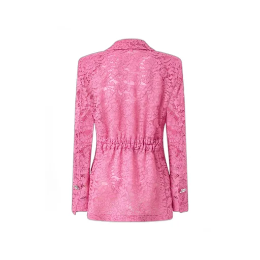 V-Neck Long-Sleeved Suit Jacket