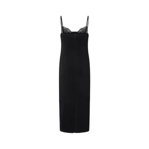 Layered-Effect Embellished Dress