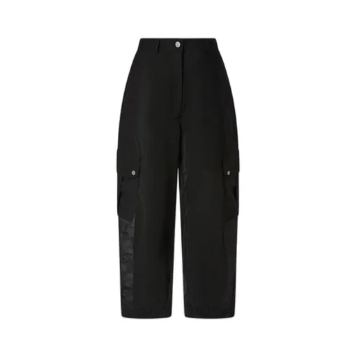 Cargo-Pocket Cropped Trousers