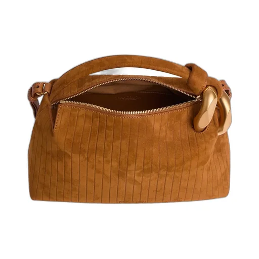 Jwa Corner Suede Tote Bag