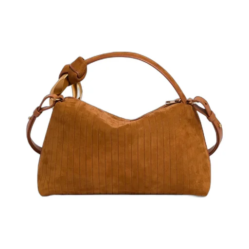 Jwa Corner Suede Tote Bag