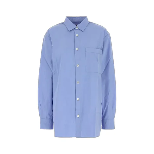 Tekla Poplin Oversized Pyjama Shirt