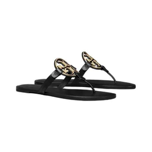 Tory Burch Miller Logo Plaque Sandals
