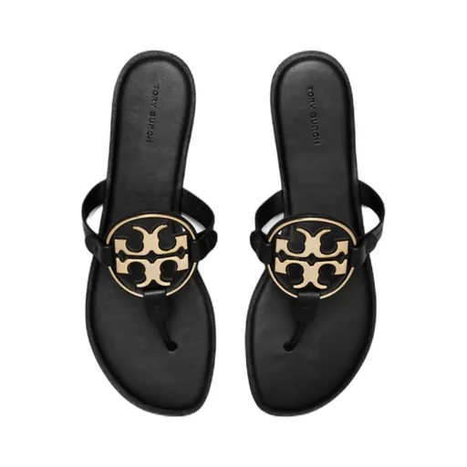Tory Burch Miller Logo Plaque Sandals