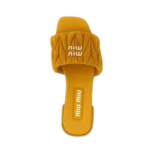 Miu Miu Open-Toe Slip-On Sandals