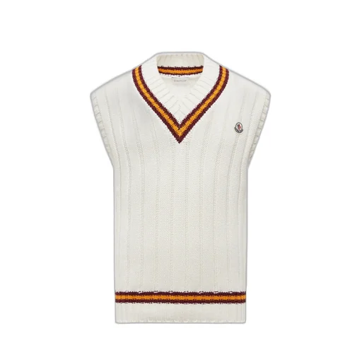 Moncler V-Neck Knitted Vest