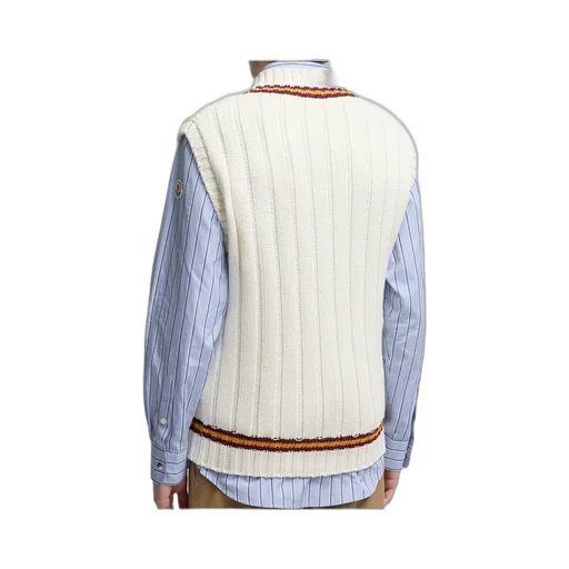 Moncler V-Neck Knitted Vest