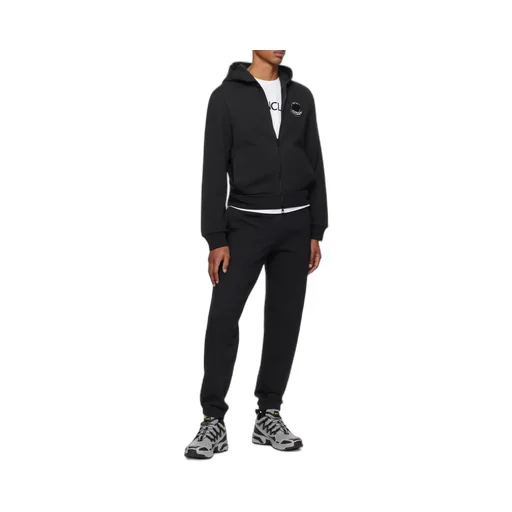 Moncler Logo Patch Zipped Hoodie
